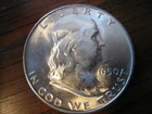 1950 D Franklin Half Dollar Ch/Gem BU+!