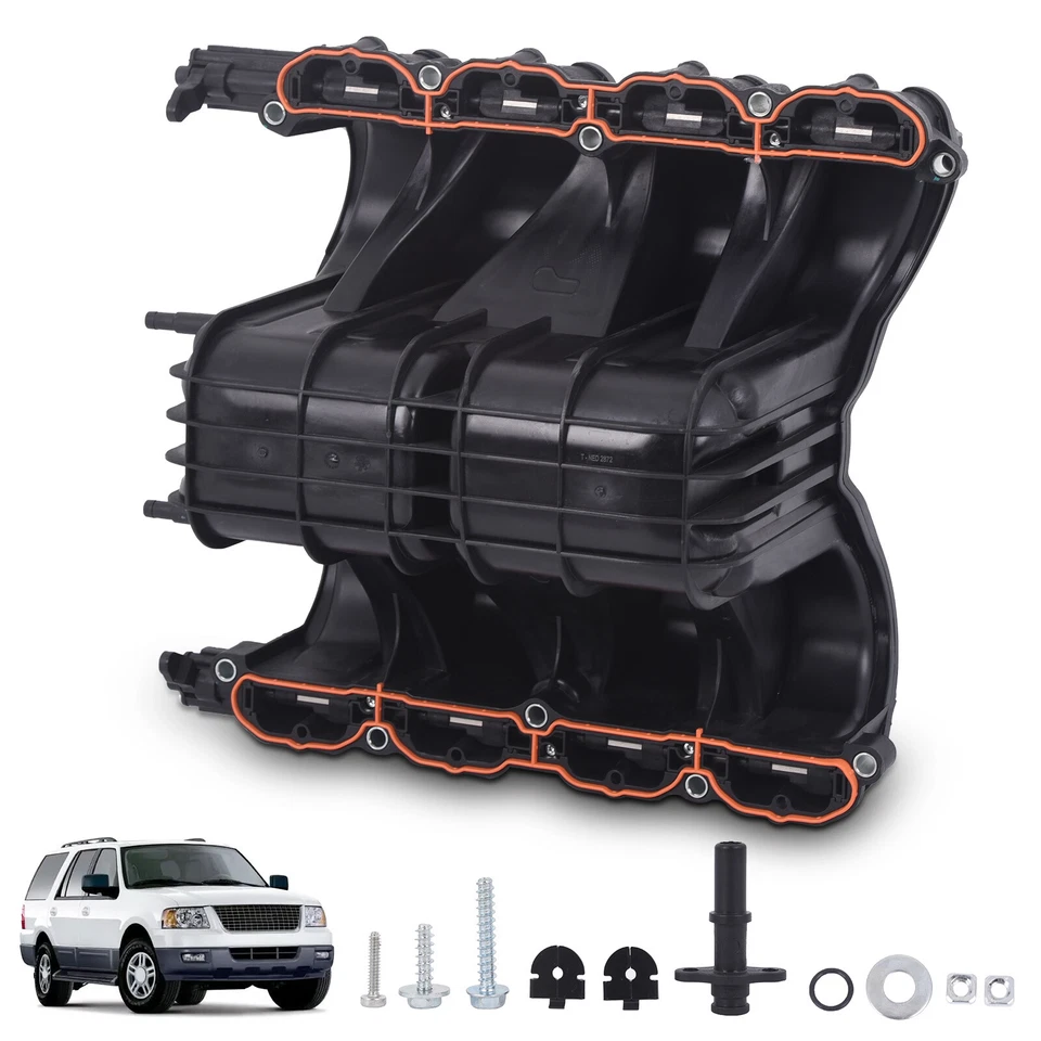 Se adapta a Ford F150 F250 F350 Super Duty 2004-2008 colector de admisión superior del motor de 5,4 L Foto 2 de 4