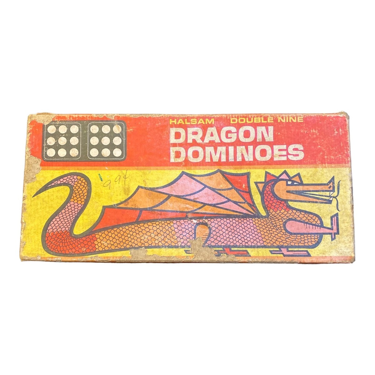Vintage Double Nine Dragon Dominoes by Halsam No 920 55 pieces | eBay