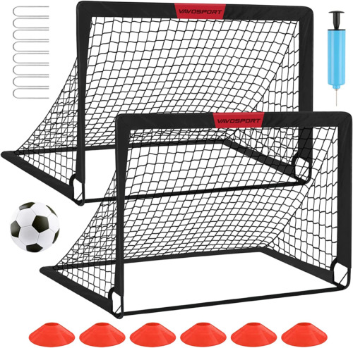 Kids Soccer Goals for Backyard Set - 2 of 4´ X 3´ Portable Soccer Training