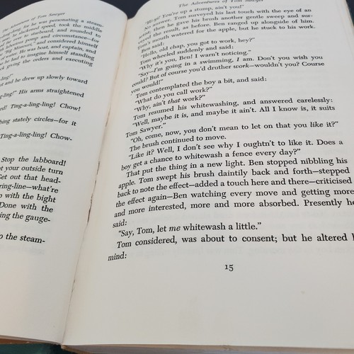 Adventures Of Tom Sawyer by Mark Twain Hardcover 1954 Children's Classic - Foto 9 di 15