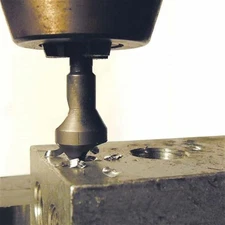 Weldon DB48 1/2"-1-15/32" x 1/2" 90Deg  #1 HSS Countersink & Deburring Tool