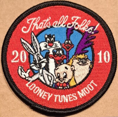 Scouts Canada That's all Folks! 2010 Looney Tunes Moot embroidered sew on patch