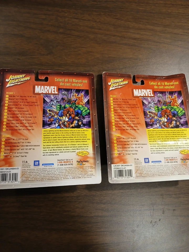 Johnny lightning the incredible hulk #7 marvel 33 Ford Delivery (Lot of 2) - Image 2 of 3