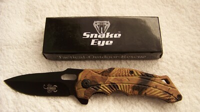 Snake Eye Tactical Knife Assortment Lot G-10 Handle, 3CR13 Steel, Assist | WL03