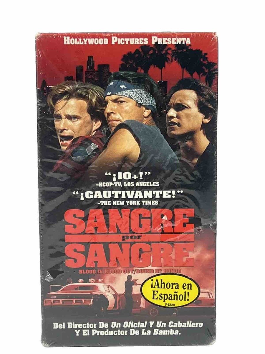Sangre Por Sangre Blood In Blood VHS Out In Spanish Español New Sealed NOS  Rare