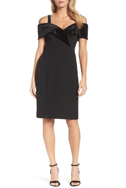 eliza j off the shoulder velvet dress Eliza J Off the Shoulder Trumpet Gown (Regular & Petite) Black 4P at Nordstrom Rack