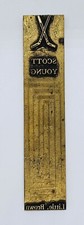 Scott Young Hockey Player Letterpress Printing Plate from Little Brown [No Block
