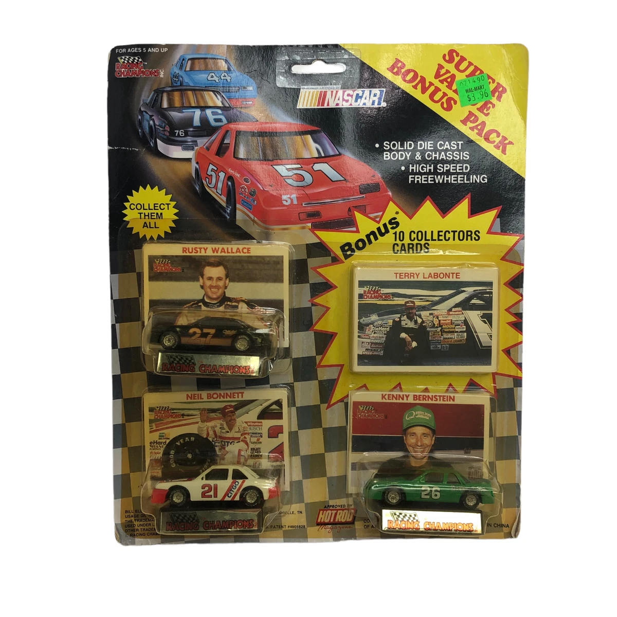 Racing Champions Super Value Bonus Pack NASCAR VTG 1990 sealed eBay