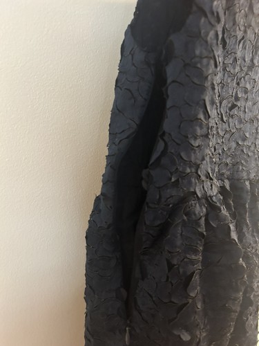 Girl’s Dark Blue Floral Cutout Dress By Gapkids Size Small 6-7 Lined W/ Side Zip - Picture 6 of 6