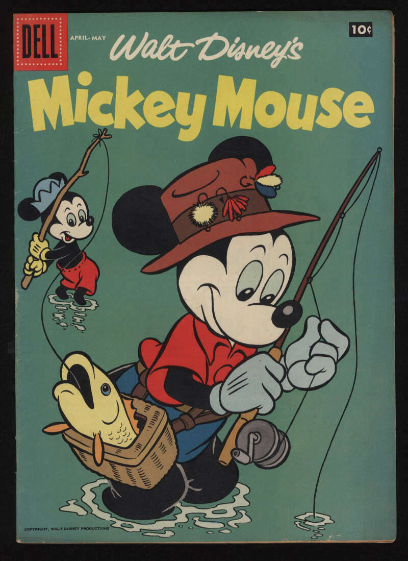 Walt Disney's Mickey Mouse #59 April May 1958 Fine 6.0 CR/OW
