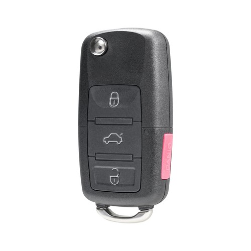 Flip Remote Car Key Shell Case for VW Beetle Golf Jetta Passat Eos GTI + Battery - Picture 5 of 9