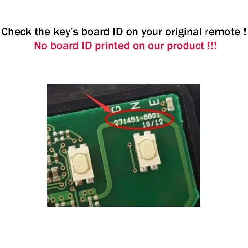 Unlocked for Toyota RAV4 2010 11 2012 Smart Key Remote Fob 271451-6601 HYQ14AEM Foto 2 de 4