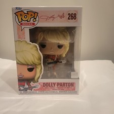 Dolly Parton Funko Pops! Figura Vinilo Mono y Banjo Naranja ROCK #268
