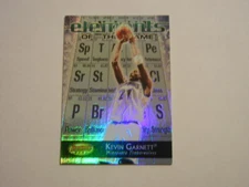 2000-01 BOWMAN'S BEST BASKETBALL KEVIN GARNETT #EG5 ELEMENTS  GAME TIMBERWOLVES