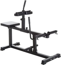Soozier Seated Calf Raise Machine - Adjustable Leg Machine for Home Gym Calf