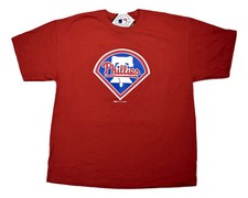 Camisa roja de béisbol Stitches para hombre MLB Philadelphia Phillies nueva con etiquetas M, L, XL