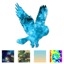 Barn Owl Screeching - Vinyl Decal Sticker - Multiple Patterns & Sizes - ebn495