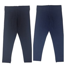 Mädchen Ex M&S Leggings blau schwarz NEU Sch...