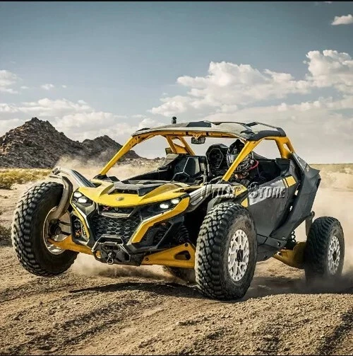 UTV Front Light Protection Mounting Bracket Fit For Can-Am Maverick R 2024 2025 - Image 3 of 4