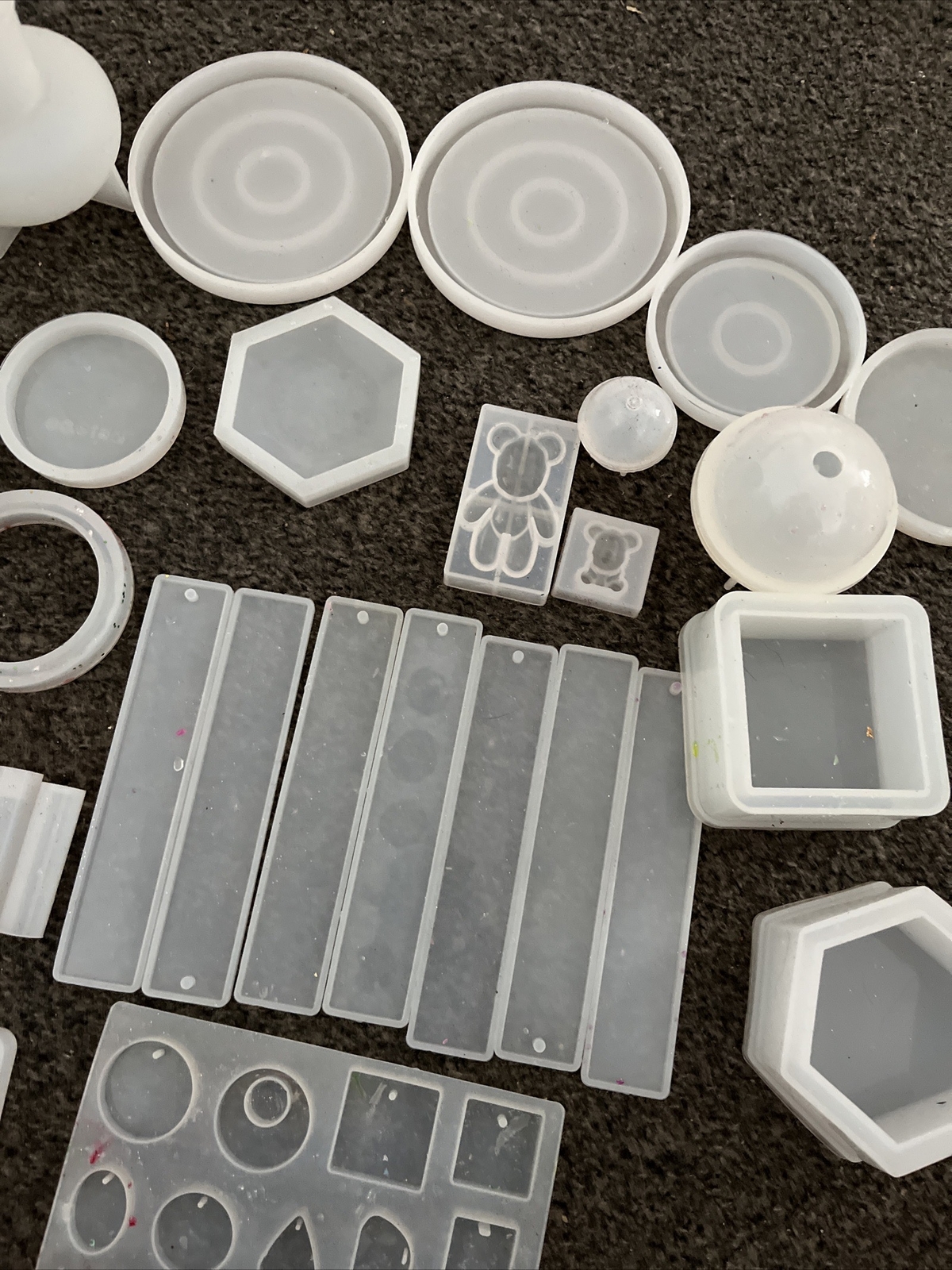 Bundle Of Silicone Moulds For Resin Job Lot Epoxy eBay