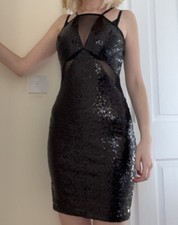 Sequin Bodycon Dress Size 8