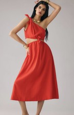 Anthropogie Farm Rio Knot Midi Dress Size M