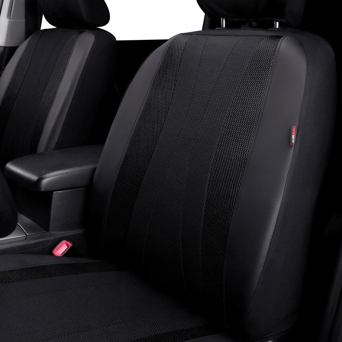 Universal Car Seat Covers Faux Leather Full Set Rear Split 40/60 50/50