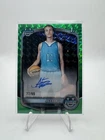 ACE FLAGG 2025-26 BOWMAN CHROME U 1ST AUTO GREEN GEOMETRIC /99 #CPA-AF Maine