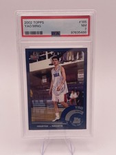 Topps 2002-03 Yao Ming #185 Rookie PSA 7 Houston Rockets Basketball Card
