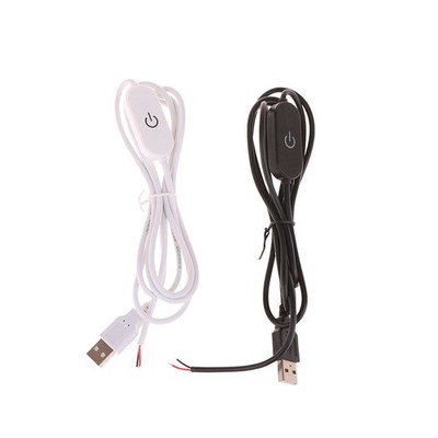 2A 5V USB Touch Dimming Switch Cable 1.5M USB 2.0A To 2 Wire Dimmer Controller