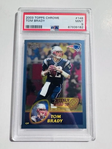 2003 Topps Chrome - Weekly Wrap Up Tom Brady #148