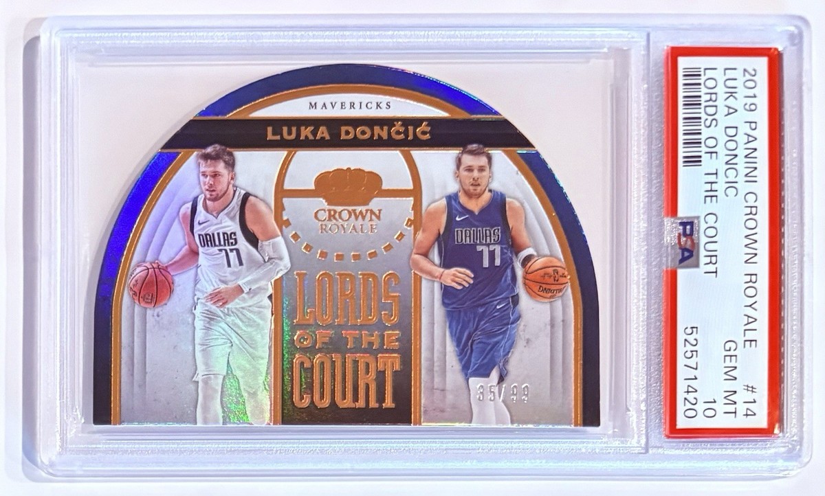 2019-20 Panini Crown Royale Luka Doncic Lords of the Court #/99