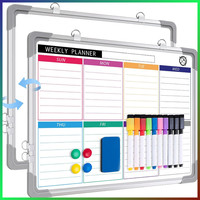 Arcobis Magnetisches Whiteboard A3 Doppelseitig 40X30Cm FüR Planung & To-Do