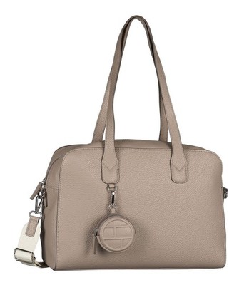 TOM TAILOR Rima Zip Shopper M Shopper Umhängetasche Tasche Taupe taupe Neu