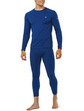 Thermal Underwear for Men Long Johns Fleece Lined Base Layer Set for Winter T...