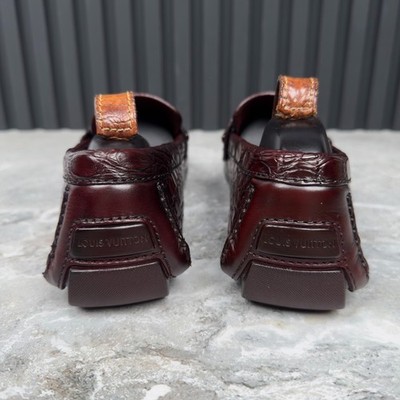 Louis Vuitton Monte Carlo Maroon Crocodile Alligator Skin 9 LV 10