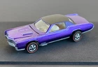 Vintage Hot Wheels Redline 1968 Purple Custom Eldorado US - White Int., Minty!