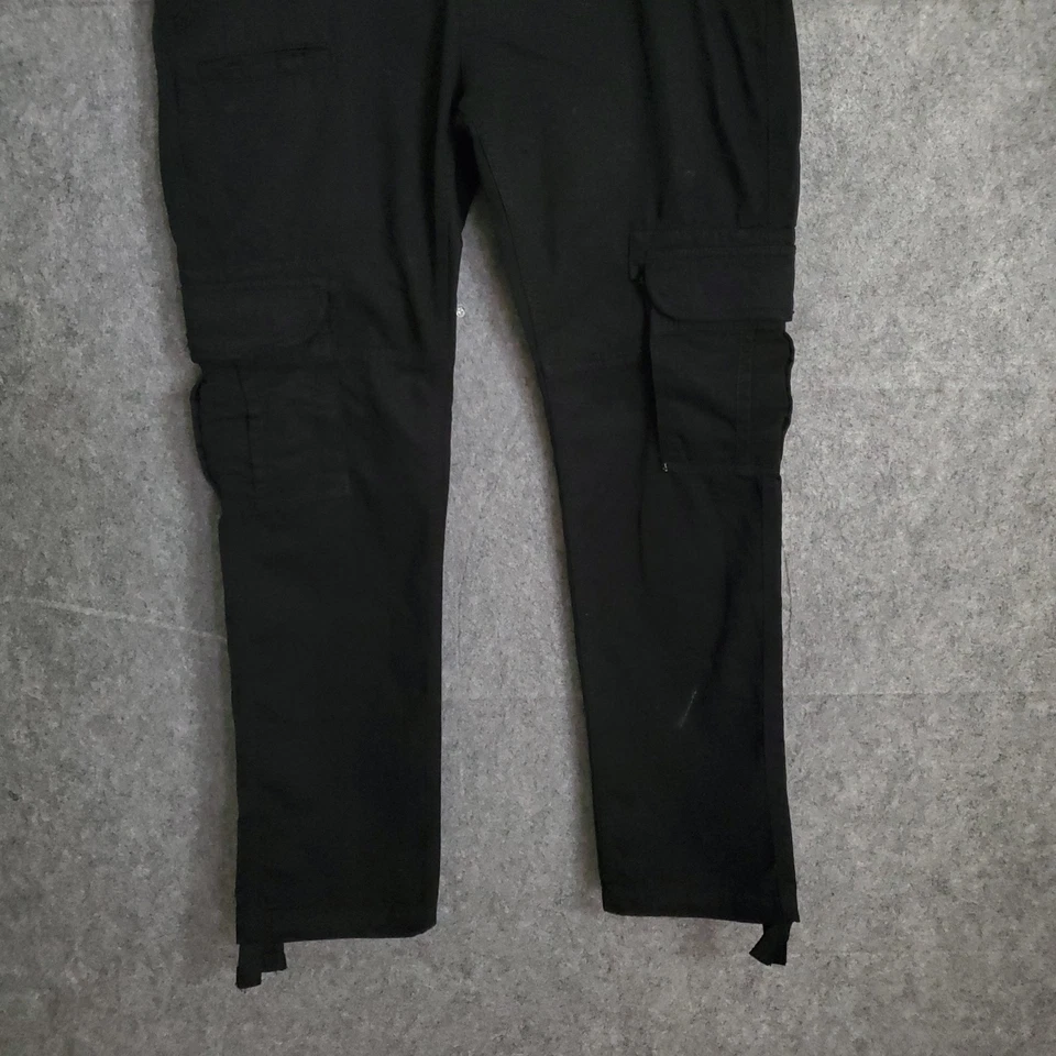 Jordan Craig Twill Cargo Pants Men’s 32x32 Cotton Black Solid Relax FIt Solid - Image 3 of 4