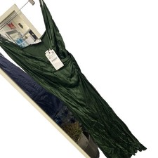 ZARA dress medium. Green. New W Tags