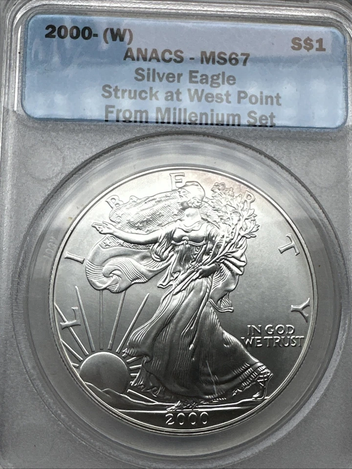 2000 (W) ASE Struck At West Point From Millennium Set ANACS MS67 Better Date - Image 2 of 4