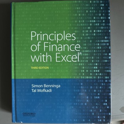 Principles of Finance with Excel by Benninga, Simon