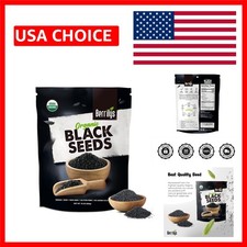 USDA Organic Black Seeds: 10oz Nigella Sativa  Black Cumin for Culinary Mastery