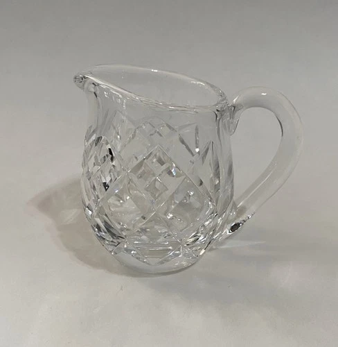 Vintage Waterford Individual Size Cut Crystal Mini Cream Pitcher 3”h