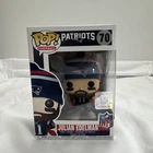 Funko Pop! Football #70:  Julian Edelman ~ New England Patriots ~ NFL  ~ Vaulted