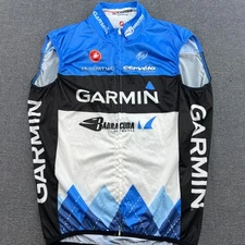 Castelli Team Garmin Mens Cycling Jersey XL Full Zip Vest Gilet Sleveless