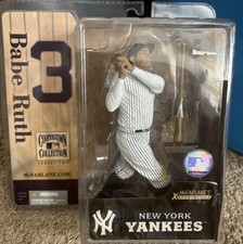 McFarlane Cooperstown Collection Babe Ruth Yankees Figure Damaged Box