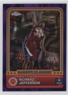 2024 Topps Chrome McDonald's All American 99/99 Richard Jefferson #36 1hs9