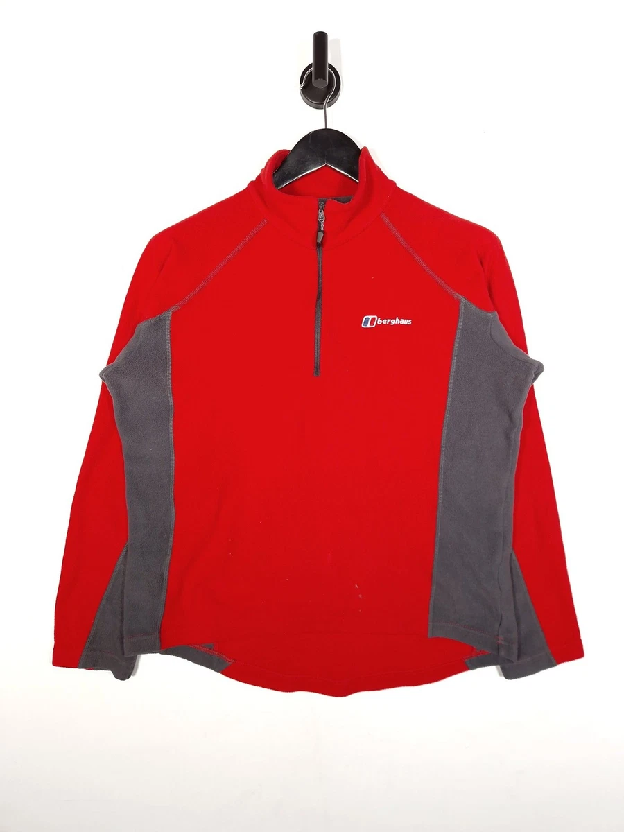 Sweat Berghaus Homme Noir Taille M - 1/4 Zip, Polaire Léger - Occasion Très Bon état