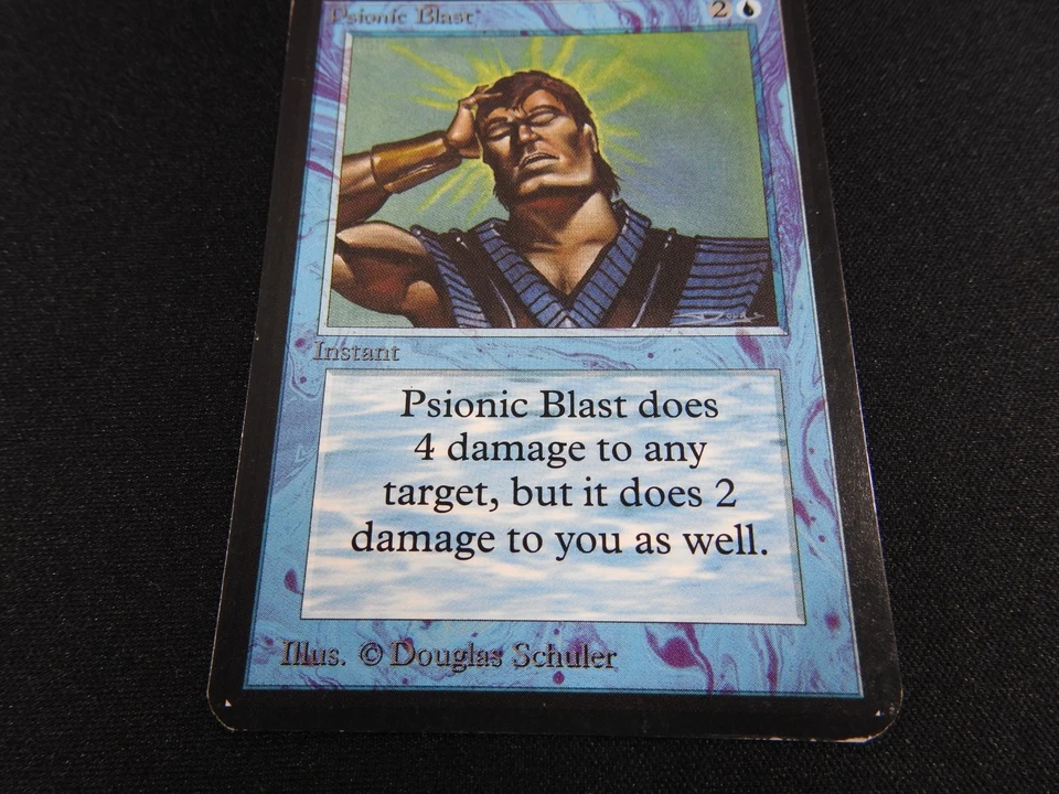 Psionic Blast MP [Alpha Edition] Mtg Magic Free Tracking! - Image 4 of 4